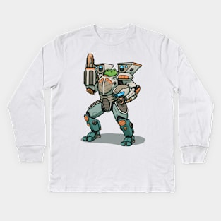 Official MechFrog Avatar Shirt Kids Long Sleeve T-Shirt